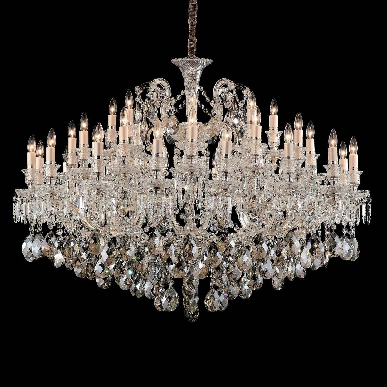 Crystal chandelier from the MEG lighting collection