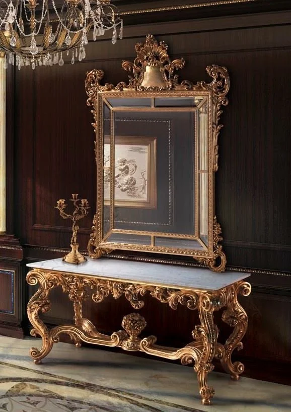 Gilded console table from MEG